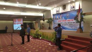 Kepala BNNP Gorontalo Pimpin Sertijab 3 Kepala BNN Kabupaten/Kota