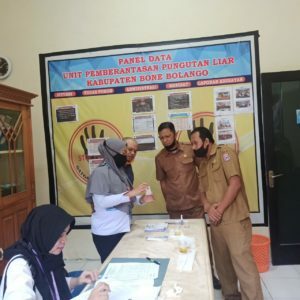 BNNK Bone Bolango Tes Urine Serentak Instansi Pemerintah dan Swasta