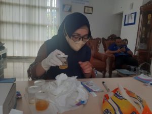 Monitoring Program Pemberdayaan Masyarakat Anti Narkoba, BNNK Bone Bolango Kunjungi Dua OPD