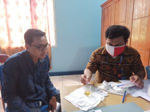 Monitoring Program Pemberdayaan Masyarakat Anti Narkoba, BNNK Bone Bolango Kunjungi Dua OPD
