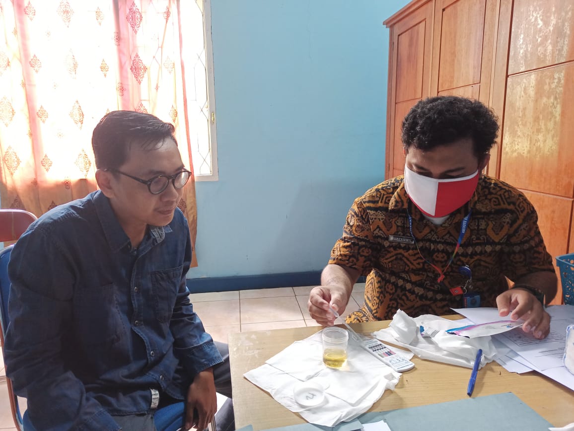 Monitoring Program Pemberdayaan Masyarakat Anti Narkoba, BNNK Bone Bolango Kunjungi Dua OPD
