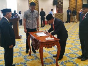 Pisah Sambut Dan Serah Terima Jabatan Kepala BNNP Gorontalo