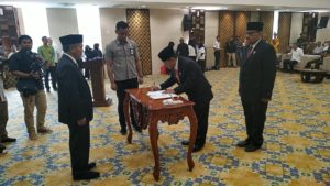 Pisah Sambut Dan Serah Terima Jabatan Kepala BNNP Gorontalo