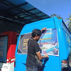 BNNK Bone Bolango Laksanakan Kegiatan Diseminasi Informasi Melalui Branding Sarana Publik