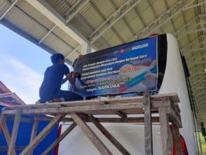 BNNK Bone Bolango Laksanakan Kegiatan Diseminasi Informasi Melalui Branding Sarana Publik