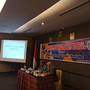 BNNK Bone Bolango Bentuk dan Bekali Relawan Anti Narkoba
