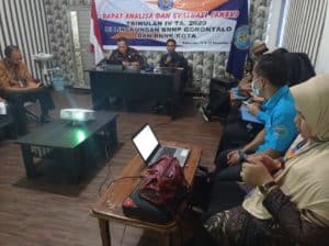 ANEV Triwulan IV, Kepala BNNP Gorontalo Tekankan Disiplin Pegawai