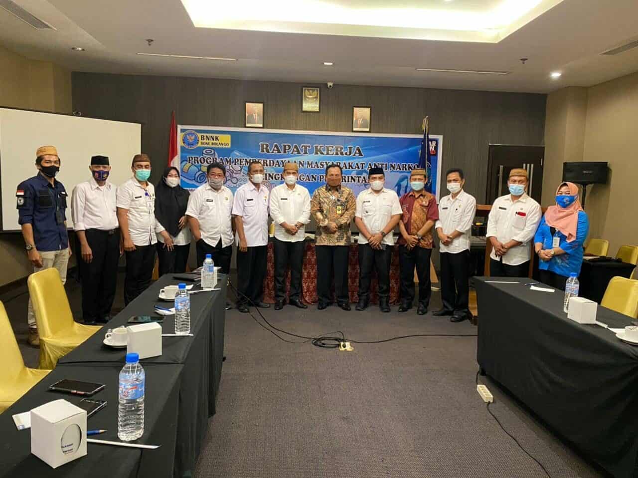Gelar Raker Pemberdayaan Masyarakat Anti Narkoba, BNNK Bone Bolango Bahas INPRES No 2 Tahun 2020