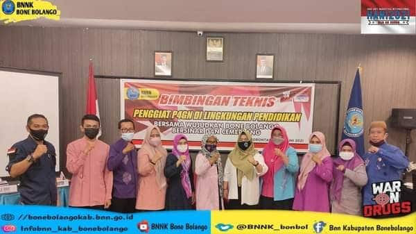 BNNK Bone Bolango Gelar Bimbingan Teknis Penggiat P4GN di Lingkungan Pendidikan