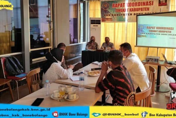 Upaya Sinkronisasi Program Rehabilitasi, BNNK Bone Bolango Gelar Rakor Tingkat Kabupaten
