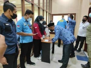 Jelang HUT Bone Bolango Ke 19 BNN Bone Bolango Tes Urin Sejumlah Pejabat