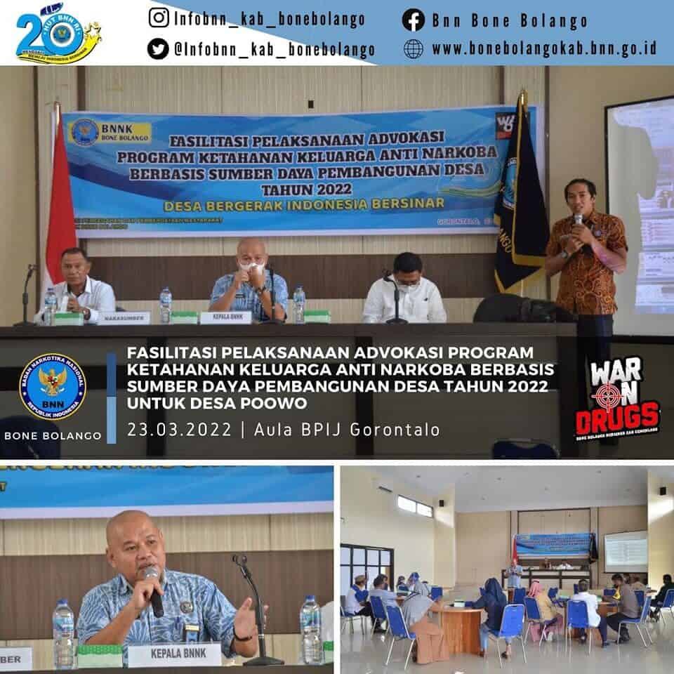 Menuju Desa Bersinar, BNNK Dan Pemda Bone Bolango Bahas Regulasi