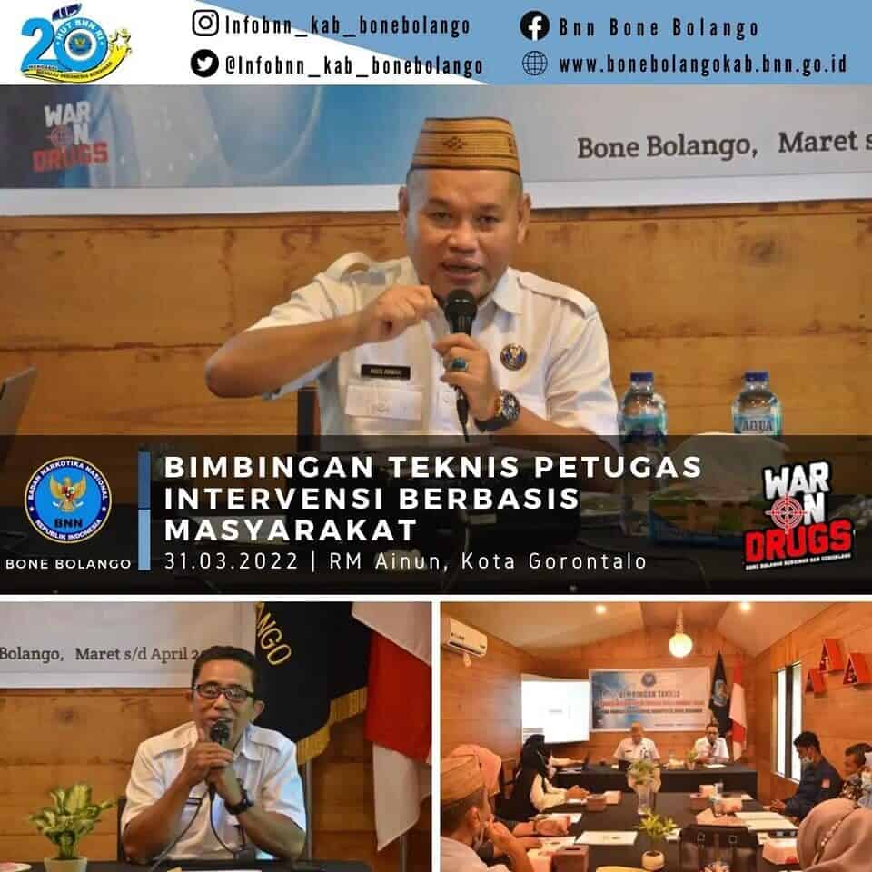 BNNK Bone Bolango Gelar Kegiatan Bimbingan Teknis Intervensi Berbasis Masyarakat